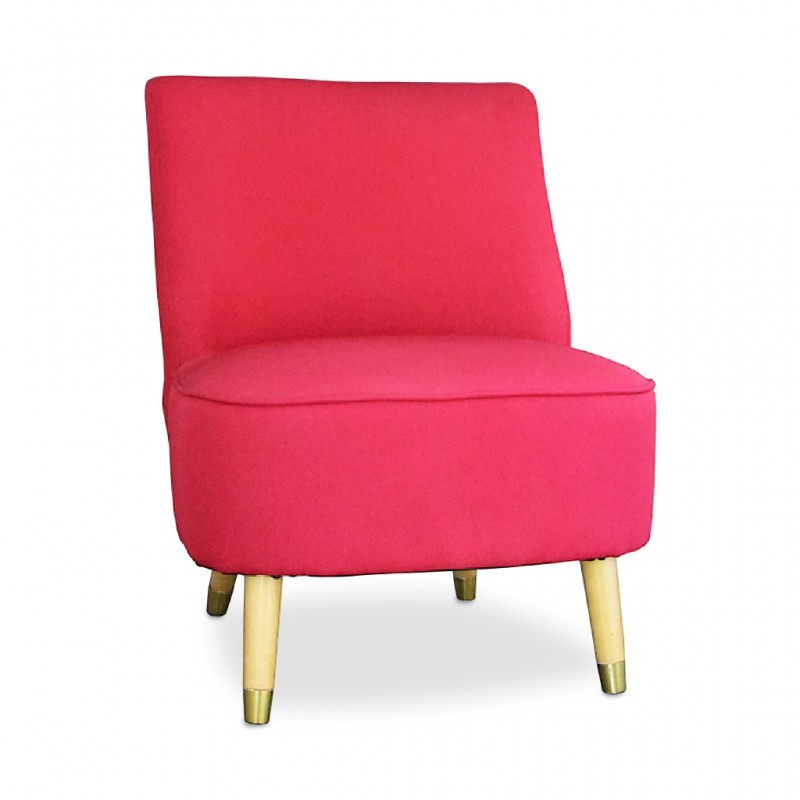 Modena Accent Chair Red Fabric Modena Accent Chair Red Fabric
