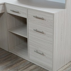 Lavender Student Desk Melamine MDF Ash Oak