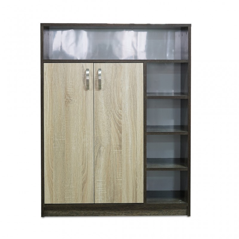 Shoerack 2 Door With Side Shelf