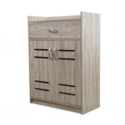 Shoerack 2 Doors and 1 Drawer Melamine