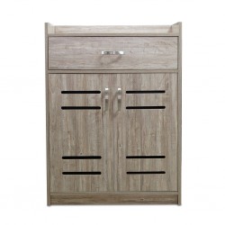 Shoerack 2 Doors and 1 Drawer Melamine