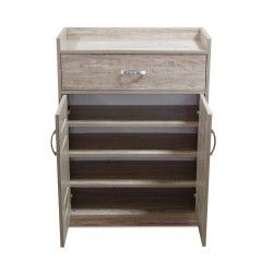 Shoerack 2 Doors and 1 Drawer Melamine