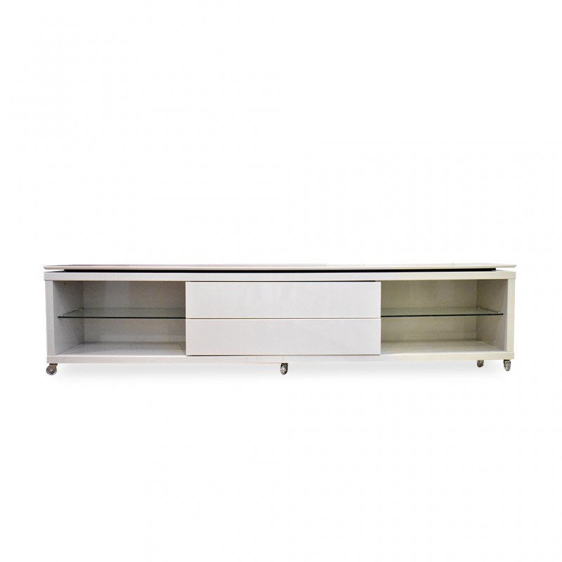 Lincoln Low TV Cabinet Off-white/Natural PB Lincoln Low TV Cabinet Off-white/Natural PB