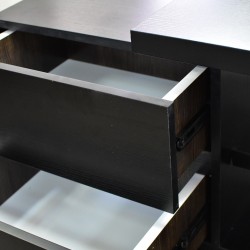 Greece Low TV Cabinet MDF Black