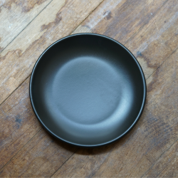 Gural GBSEO17DU141SYH 17cm Matt Black Flat Plate "O"