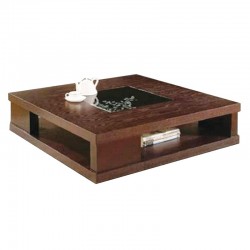 Gorgia Coffee Table Black MDF