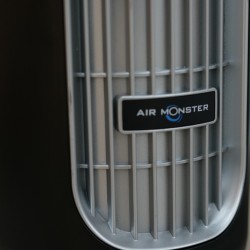 Air Monster 15890R 43" Blk/Silver Remote Tower Fan