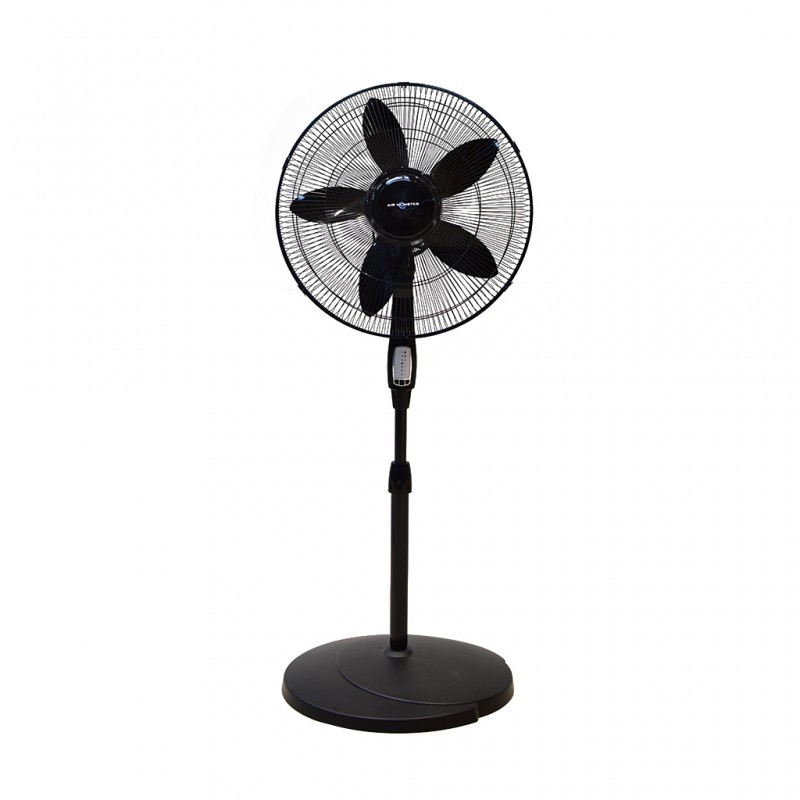 Air Monster 15732R MG 18'' (45cm) Black Stand Fan