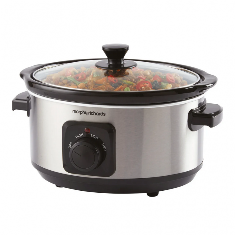 Morphy Richards 461013 6.5L Brushed SS Slow Cooker