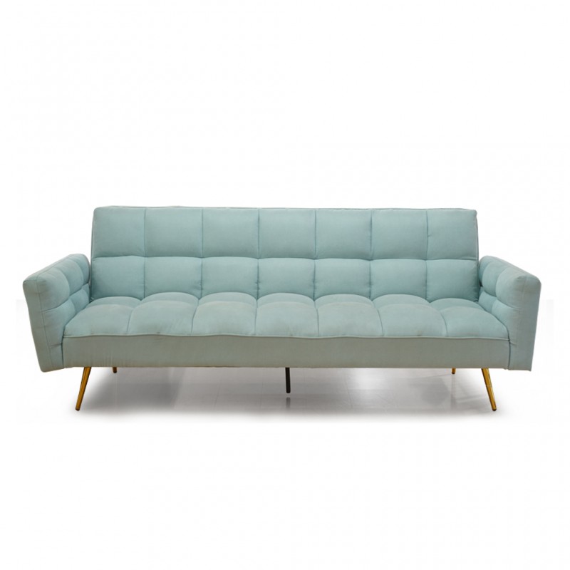 Floresta Sofa Bed Light Blue Fabric Floresta Sofa Bed Light Blue Fabric