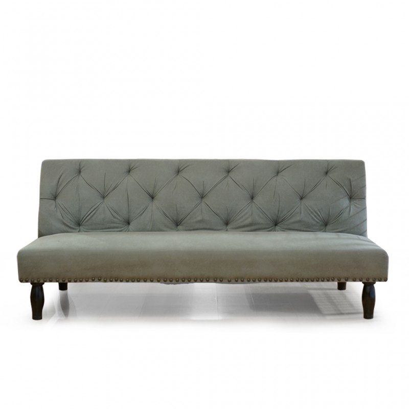 Melvil Sofa Bed Grey Microfiber