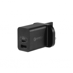 Momax ONGPlug 2-Port USB Fast Charger Black