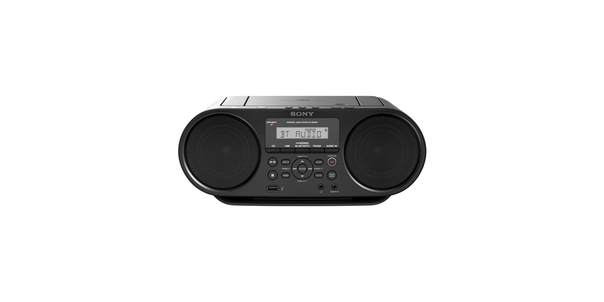 Sony ZS-RS60BT CD Boombox With Bluetooth