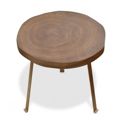 Luna Side Table Walnut