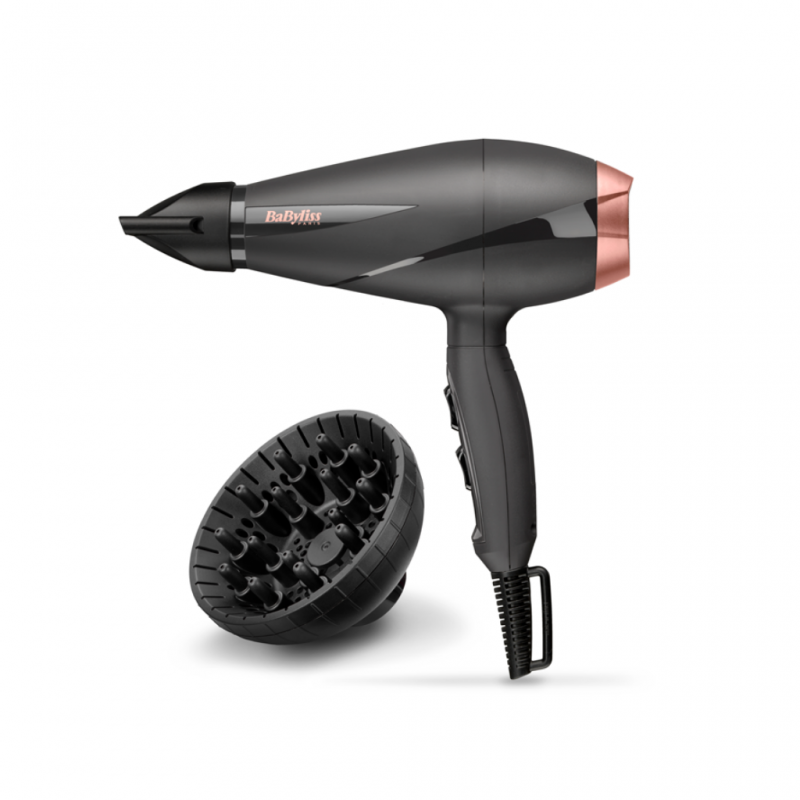 Babyliss 6709DE Smooth Pro 2100w Grey Rose H/Dryer 5YW