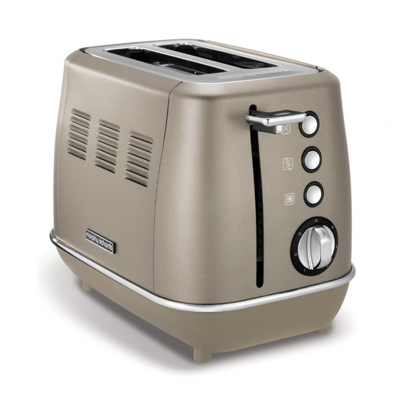 Morphy Richards 224403EE Evoke Platinum Toaster 2 Slice Special Edition