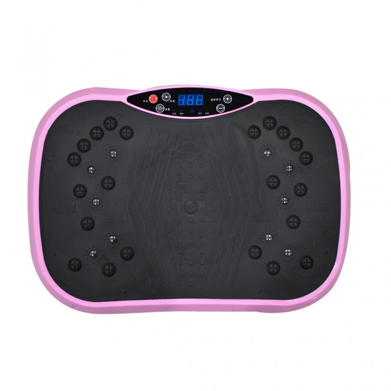 Touchless Pink fitness vibrating machine