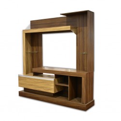 Bravo High TV Cabinet Teak Particle Board