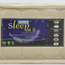 Sleep On It Silver Single Gold Fabric 107x190cm