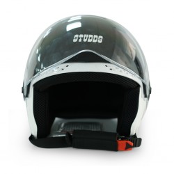 Studds Nano 560 White/Black Helmet 06678