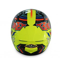 SMK Stellar GL437 Yellow F/F W/G Helmet 06665