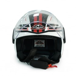 SMK Streem GL123 G/White Sonic/G helmet 06675