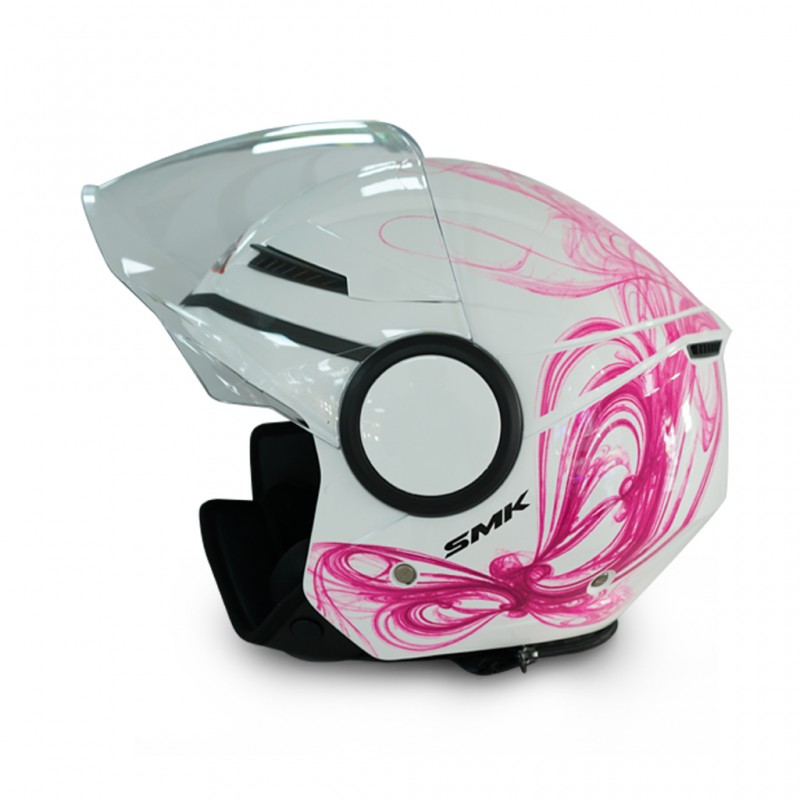 SMK Streem GL190 G/White Fantasy helmet 06674 SMK Streem GL190 G/White Fantasy helmet 06674