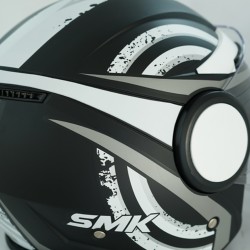 SMK Streem MA216  M/Black helmet 06673