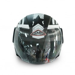 SMK Streem MA216  M/Black helmet 06673