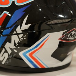 SMK Stellar GL237 G/Black F/F W/G Helmet 06666
