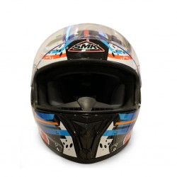 SMK Stellar GL237 G/Black F/F W/G Helmet 06666