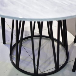 Alyson Table Round and 4 Chairs