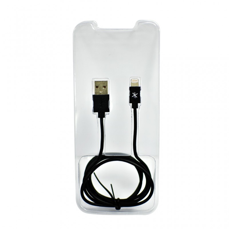 Whizzy USMC1BI Apple Cable Black