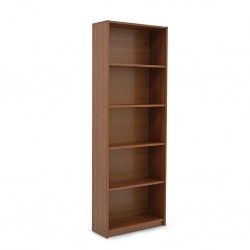 Delano Bookshelf Walnut Color W/5 Shelves