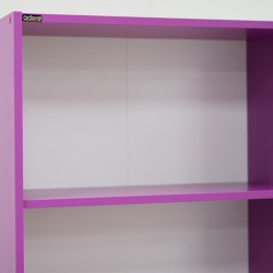 Weston Bookshelf Purple Color W/5 Shelves