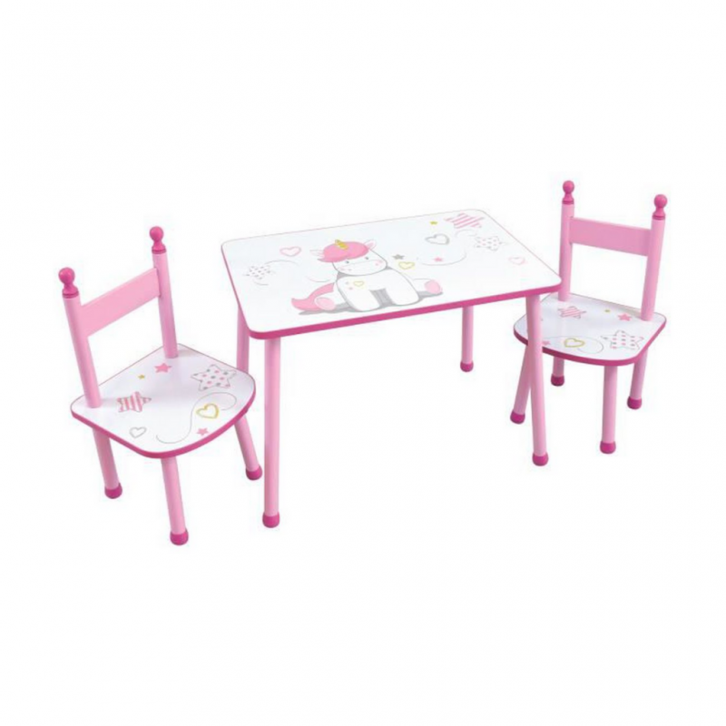 Cijep/Jemini Table + 2 Chairs - Licornes 713194 Cijep/Jemini Table + 2 Chairs - Licornes 713194