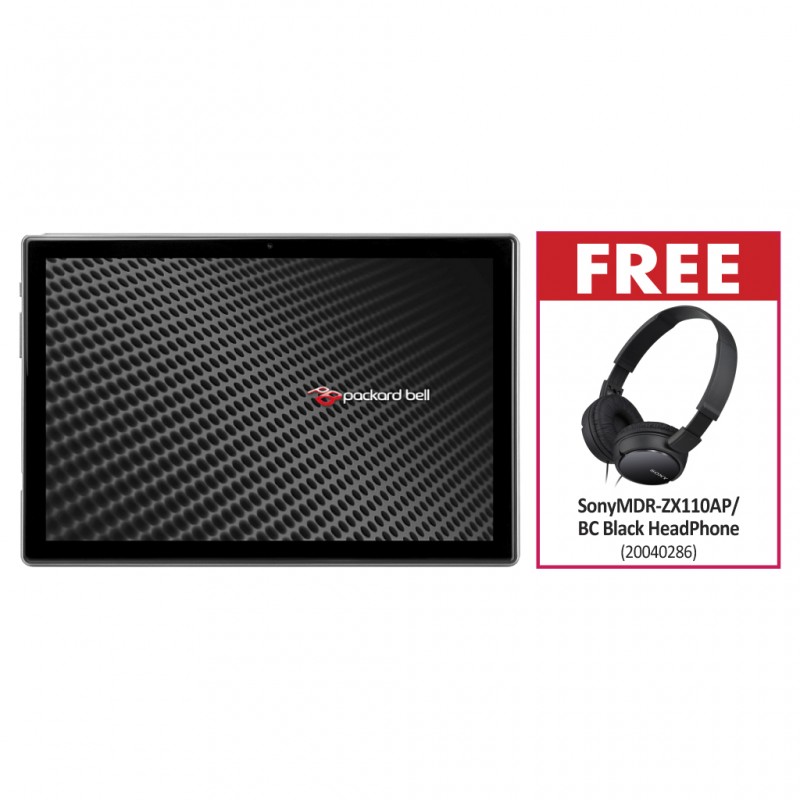 Packard Bell SILVERSTONE T10 Tablet 10.1" & Free Sony MDR-ZX110AP/BC Black