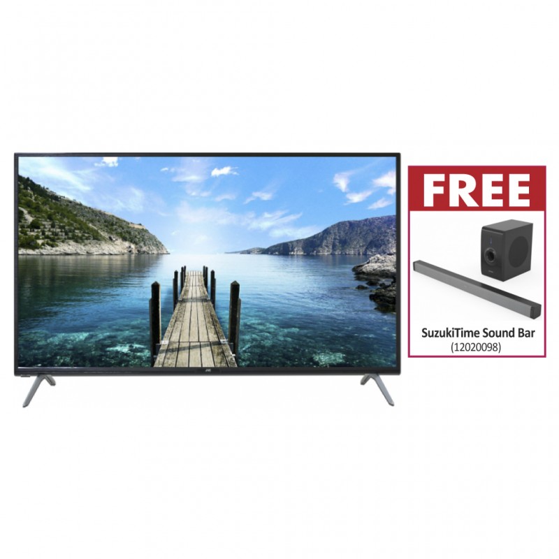 JVC LT-58N785 58'' 4K Smart TV & Free SuzukiTime SB 821 Sound Bar