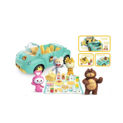 Masen Holiday Picnic Car Boss Bear 6605-2