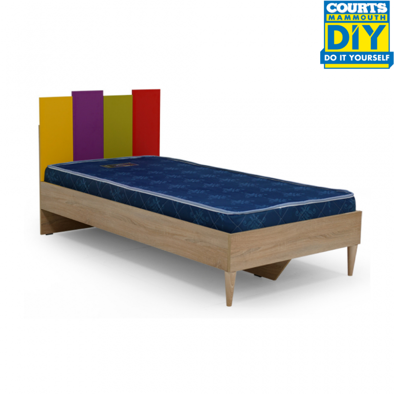 Appleton Bed 100x200 cm Sonoma & Mixed Colors Appleton Bed 100x200 cm Sonoma & Mixed Colors