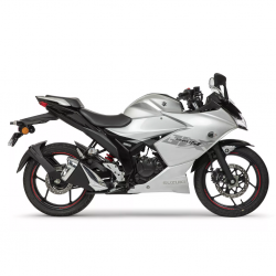 Suzuki GSX150FDF Silver/Black motorbike