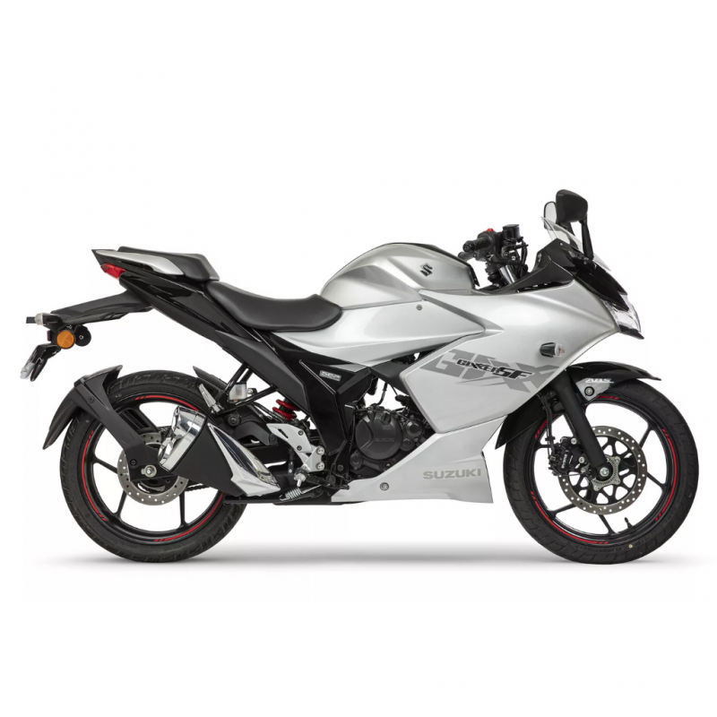 Suzuki GSX150FDF Silver/Black motorbike