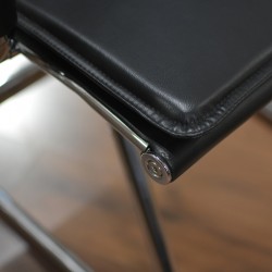 Nova Mid Back Visitor Chair Black PU