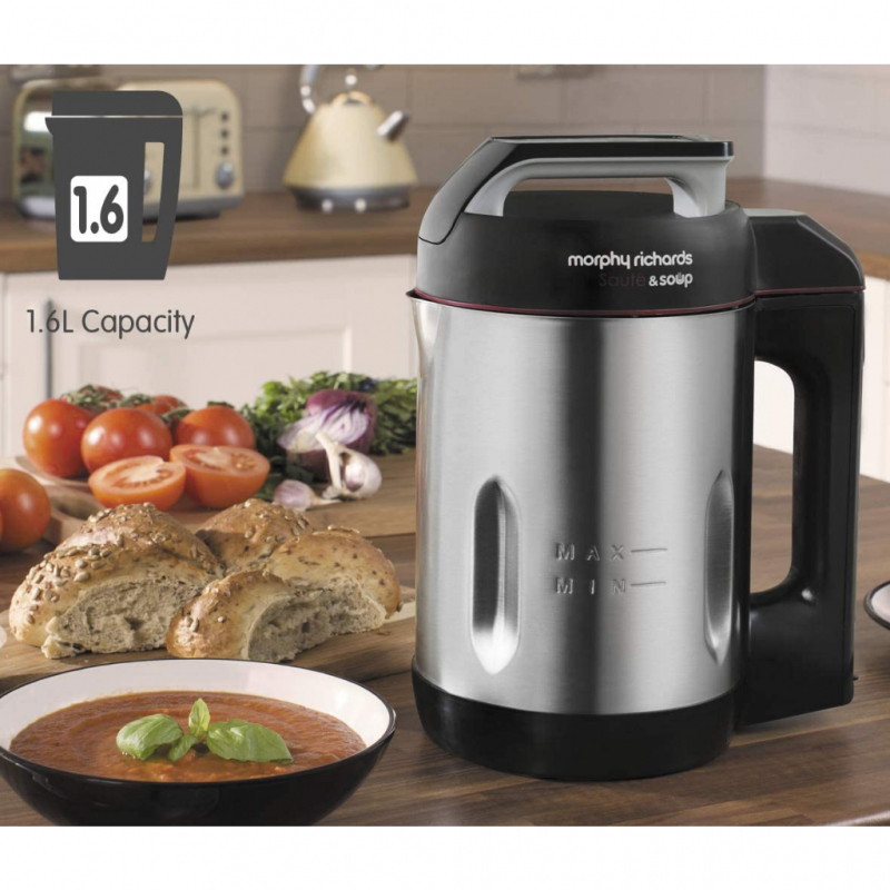 Morphy Richards 501014/EE Brushed S/S Saute & Soup Maker