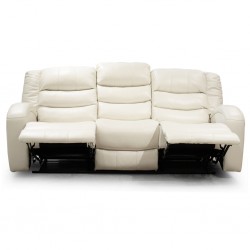 Veneto Sofa 3+2 Leather Gel White