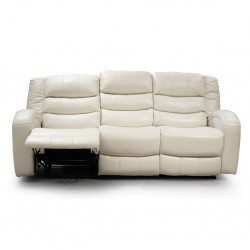 Veneto Sofa 3+2 Leather Gel White