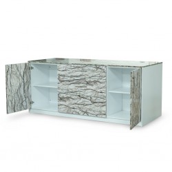 Built In Kitchen Bar Unit L2100 Acrylic Marble
