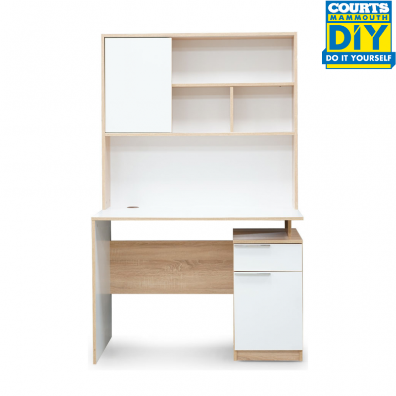 Idaho Office Desk Sonoma/Diamond White Idaho Office Desk Sonoma/Diamond White