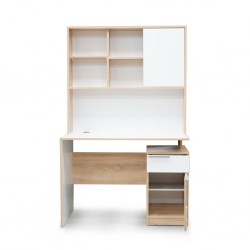 Idaho Office Desk Sonoma/Diamond White