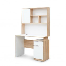 Idaho Office Desk Sonoma/Diamond White